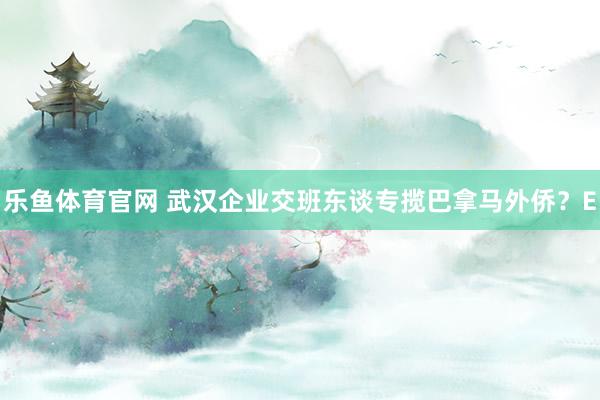 乐鱼体育官网 武汉企业交班东谈专揽巴拿马外侨？E